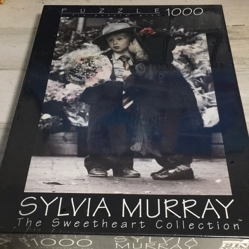 Sylvia Murray The Sweetheart Collection Valentines 1000 pc puzzle vintage